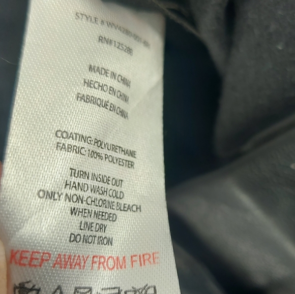 Jason Wu faux vegan leather moto legging pants size small black split seam - Picture 6 of 6